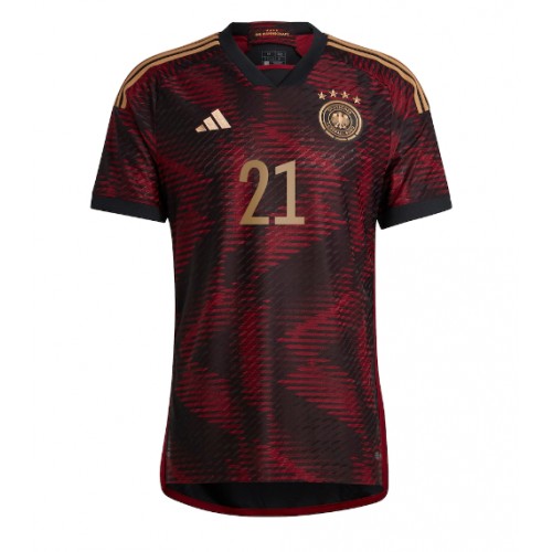 Tyskland Ilkay Gundogan #21 Udebanetrøje VM 2022 Kort ærmer